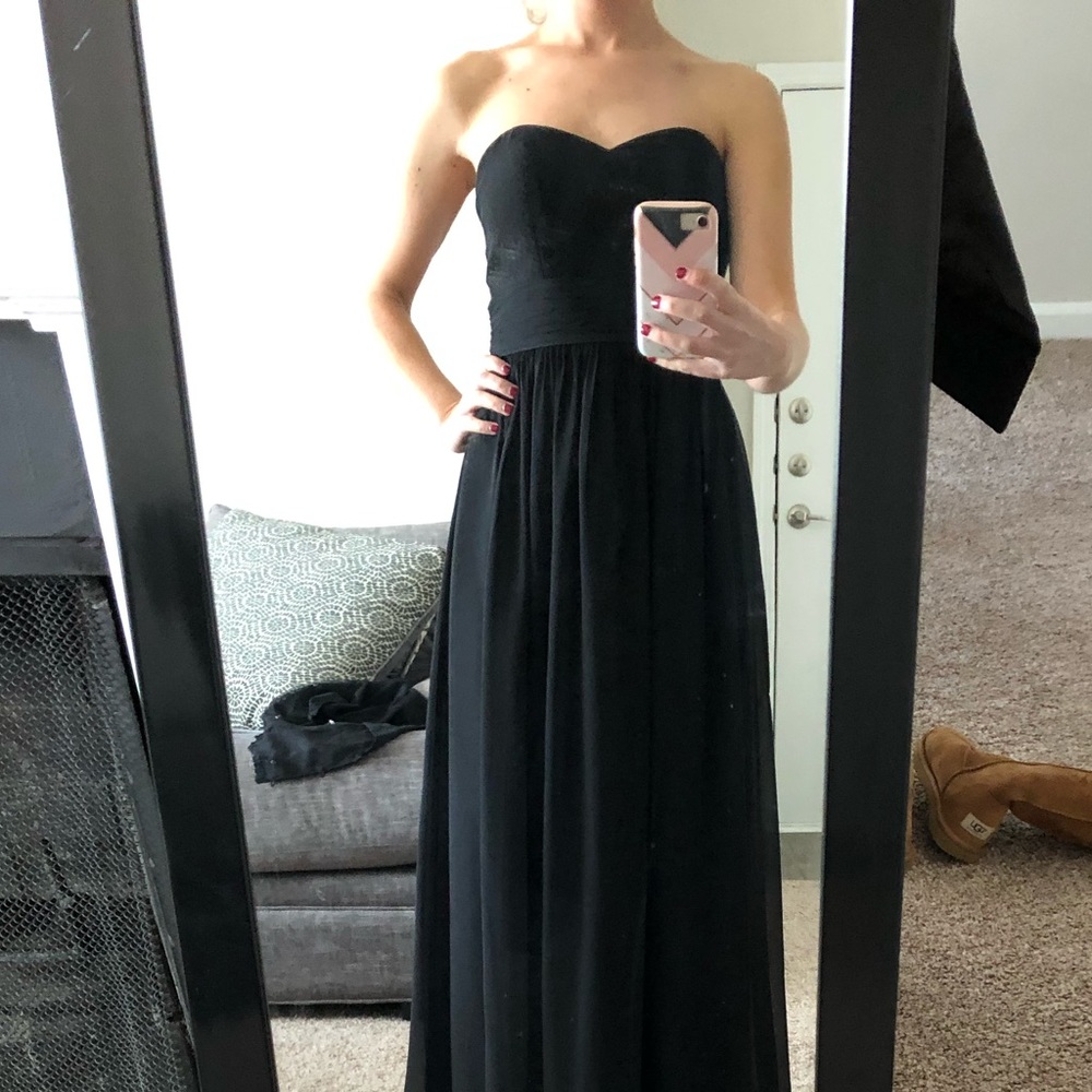 Beautiful black bridesmaid/gala dress!